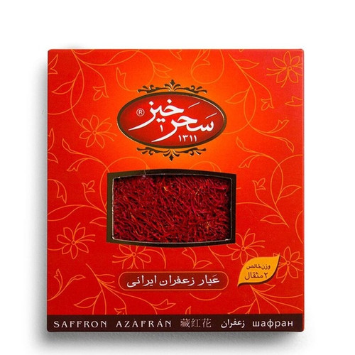 زعفران سرگل دو مثقال کادویی سحر خیز