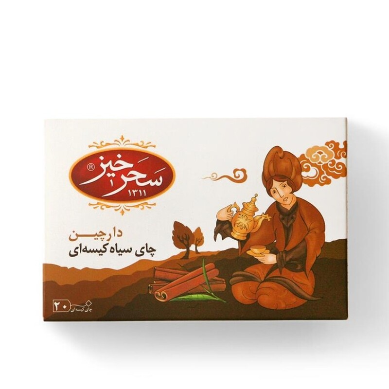 چای کیسه  سیاه دارچین سحرخیز