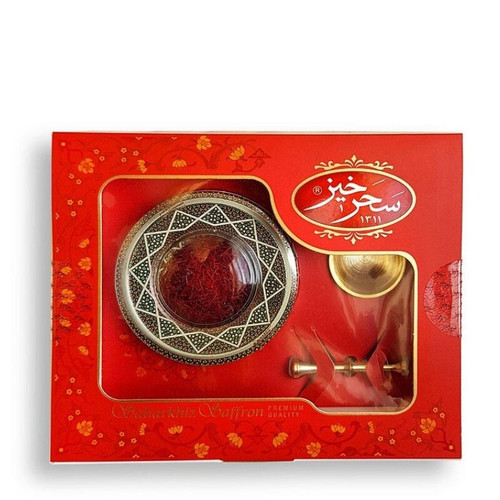 زعفران 1 گرم خاتم با هاون سحرخیز
