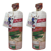 رایس کیک دانه های مغذی بدون شکر دلی پاپ - 110 گرم بسته 2 عددی