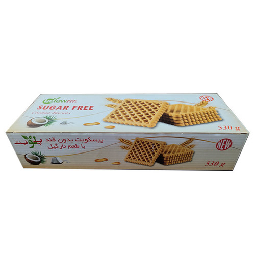 بیسکویت بدون قند با طعم نارگیل بیلو - 530 گرم