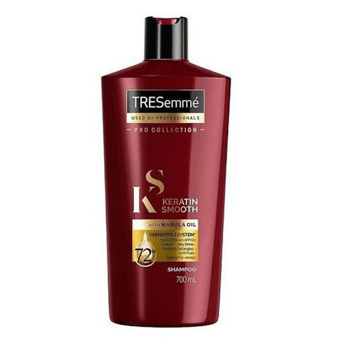 شامپو تقویت کننده و ترمیم کننده مو ترزمی مدل KERATIN SMOOTH حجم 700 میلی لیتر