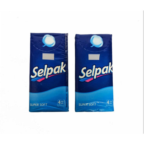 دستمال کاغذی جیبی 10 برگ سلپک مدل super soft بسته 2 عددی