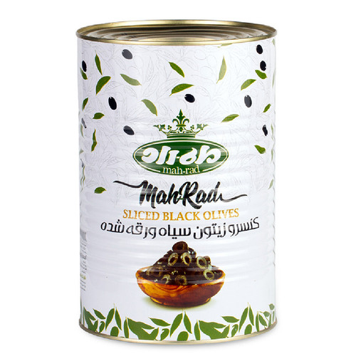 زیتون اسلایس شده سیاه ماه راد - 4000 گرم