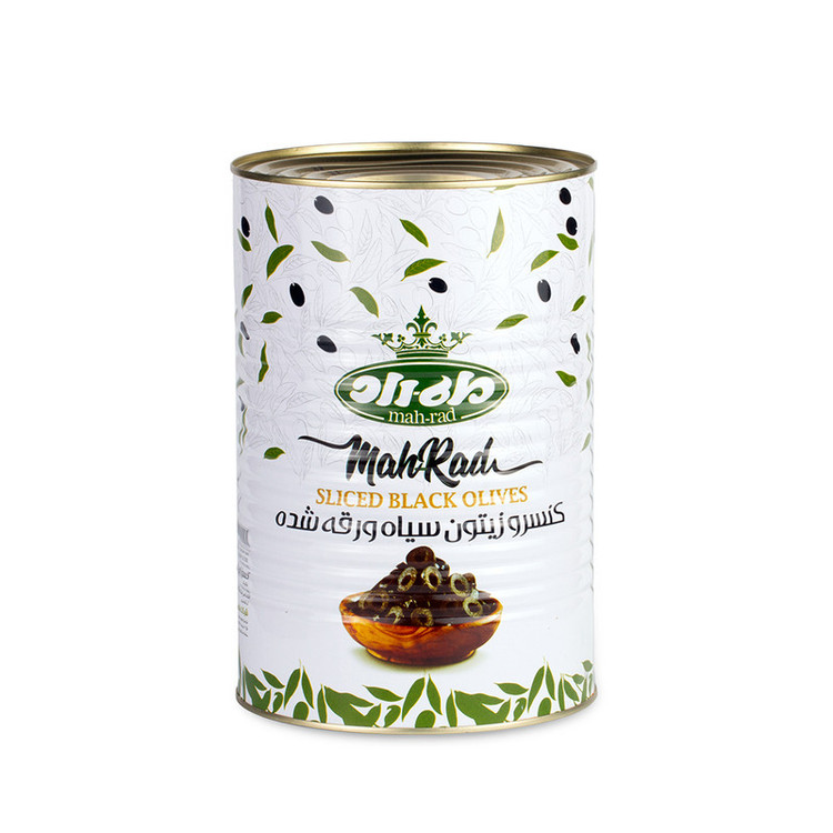 زیتون اسلایس شده سیاه ماه راد - 4000 گرم