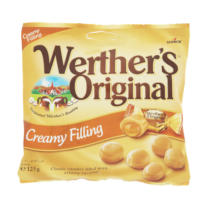تافی شکلاتی وردرز اورجینال مدل Creamy Filling - 125 گرم