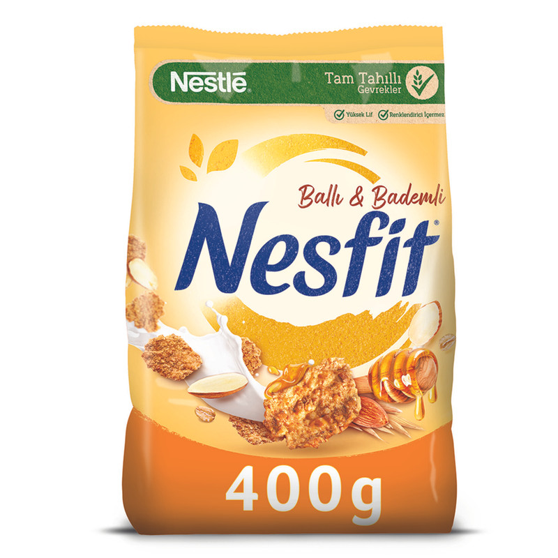 کورن فلکس نسفیت با طعم عسل و بادام نستله  - 400 گرم